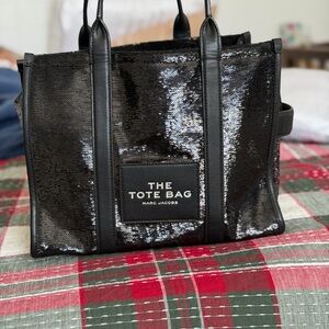 Marc Jacobs Black Sequin Tote